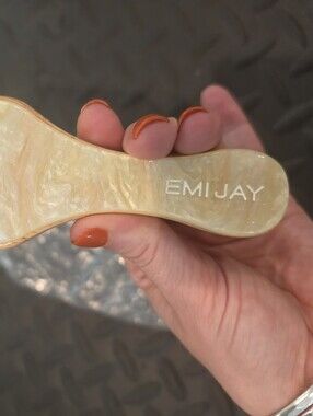 Emi Jay Mini Boar Bristle Brush- Lemon Sugar- Nwt